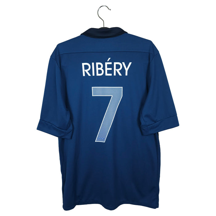 2011-12 France Home Shirt Ribery #7 - back view