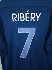 2011-12 France Home Shirt Ribery #7 - detailed view
