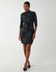 High Neck Tulip Dress