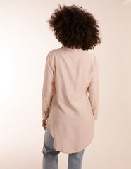 Linen Button Front Shirt