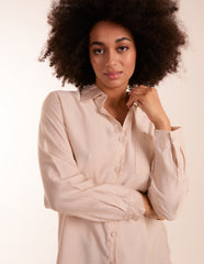 Linen Button Front Shirt
