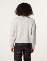 Diamante Round Neck Jumper