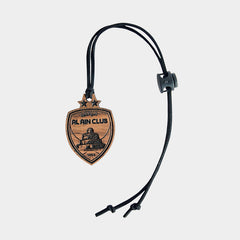 al ain club wooden car pendant