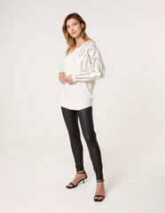 Embellished Shoulder Jumper