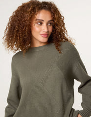 Argyle Stitch Detail Jumper