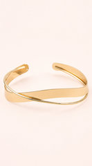 Seema Polished Wrap Arm Cuff Bracelet - Gold