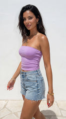 Mila Tube Top - Orchid Purple