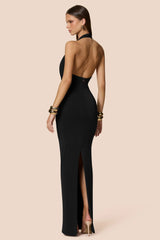 Nookie Portia Halter Maxi Dress - Black