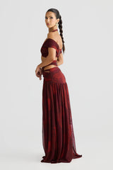 Martina Skirt - Marble Print