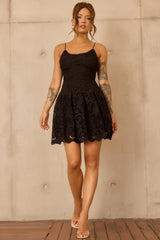 Last Moment Mini Dress - Black