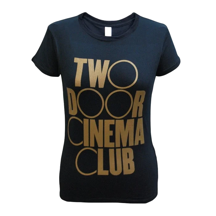 Logo Gold Ladies Black T-Shirt