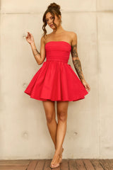 Sugar Crush Mini Dress - Red
