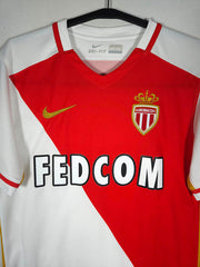 2015-16 AS Monaco Home Shirt - detailed view