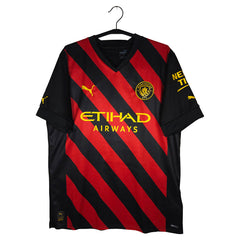 2022-23 Manchester City Away Shirt Haaland #9 - front view