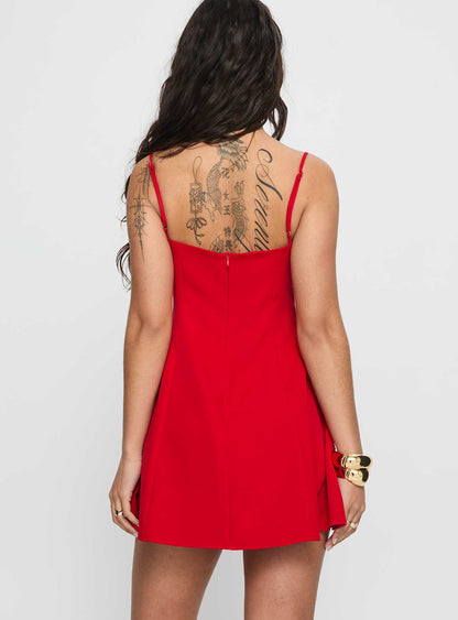 Easy To Love Mini Dress Red