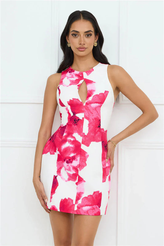 Cherry Sorbet Mini Dress Pink