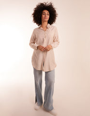 Linen Button Front Shirt