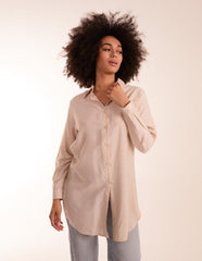 Linen Button Front Shirt