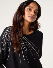 Jumper With Shoulder Embellishment