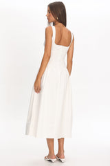 LIONESS Luna Rosa Maxi Dress Porcelain
