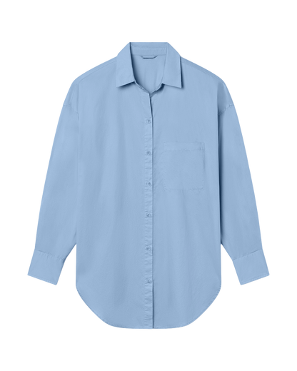 Port Shirt Dress - Blue Skies