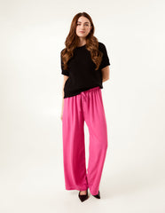 Drawstring Wide Leg Trousers