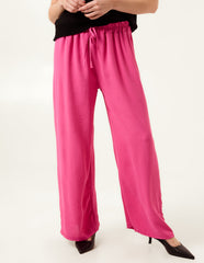 Drawstring Wide Leg Trousers