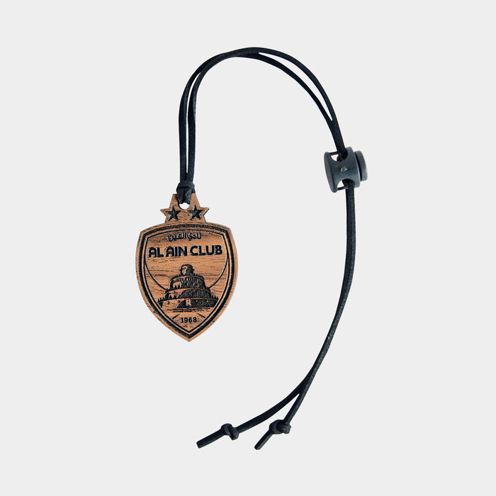 al ain club wooden car pendant