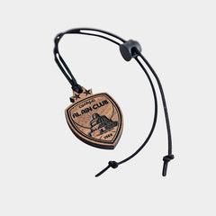al ain club wooden car pendant