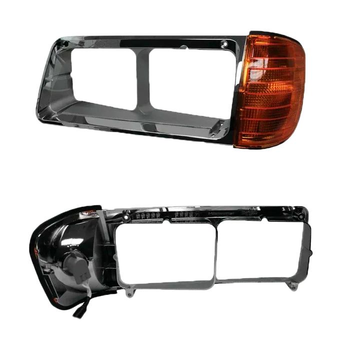 BEZEL W/SIGNAL LAMP CRHROME FREIGHTLINER LEFT