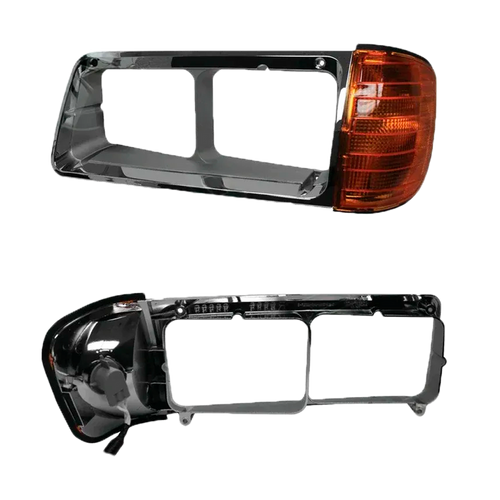 BEZEL W/SIGNAL LAMP CRHROME FREIGHTLINER LEFT