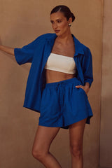 Irene Shirt - Cobalt