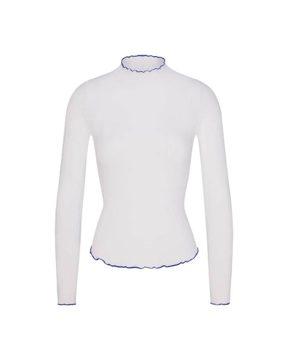 Rays LS Top *Long *Wavy - Coconut / First Place