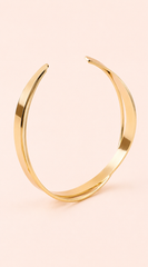 Seema Polished Wrap Arm Cuff Bracelet - Gold