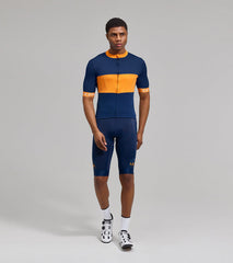 Navy/Saffron