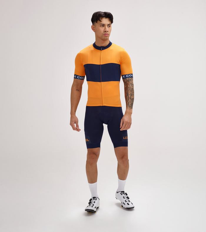 Saffron/Navy