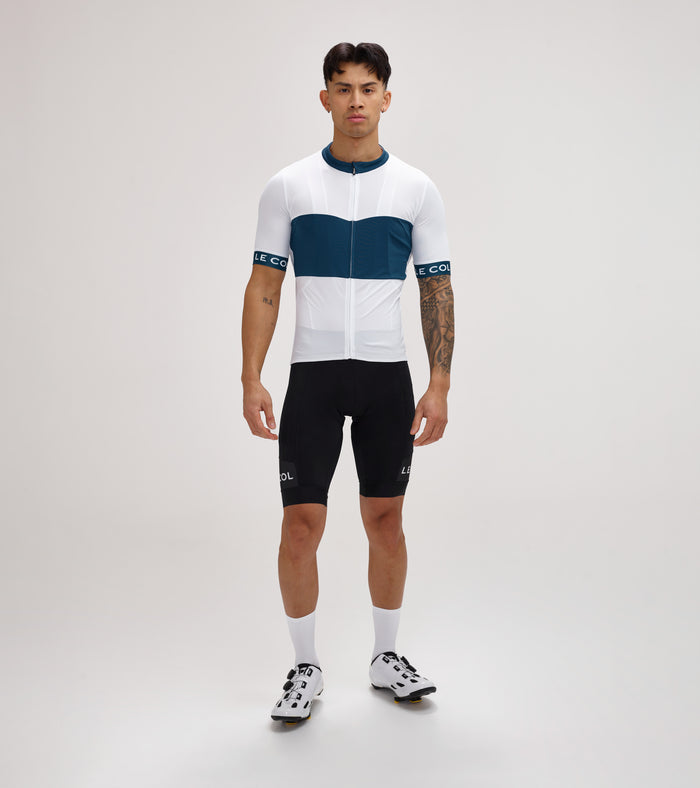 White/Cobalt