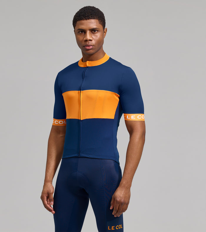 Navy/Saffron