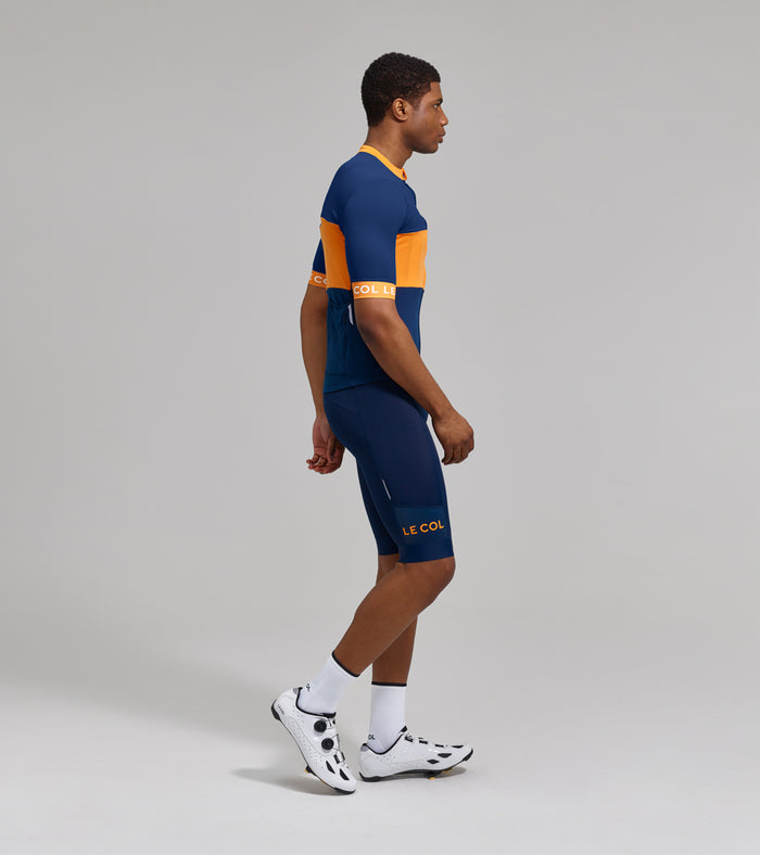 Navy/Saffron