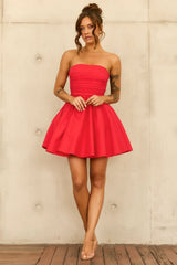 Sugar Crush Mini Dress - Red