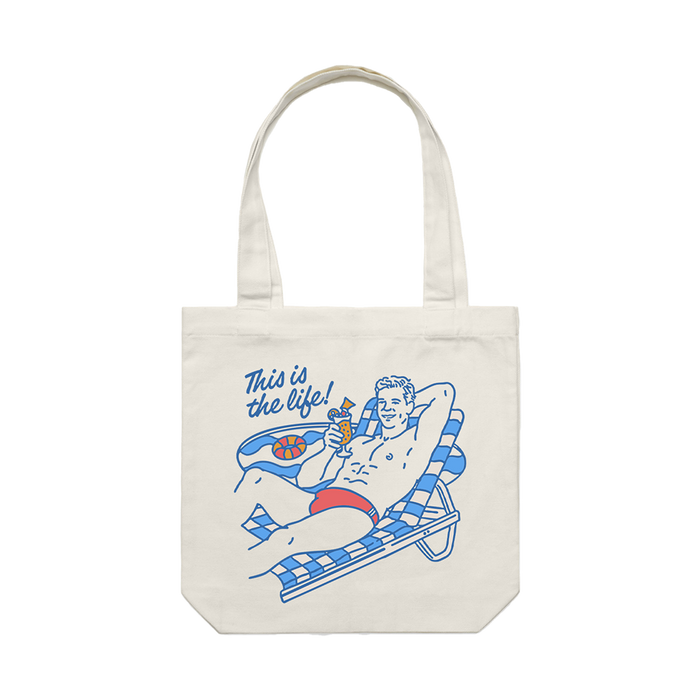 TDCC THIS IS LIFE TOTE BAG - (ECRU)