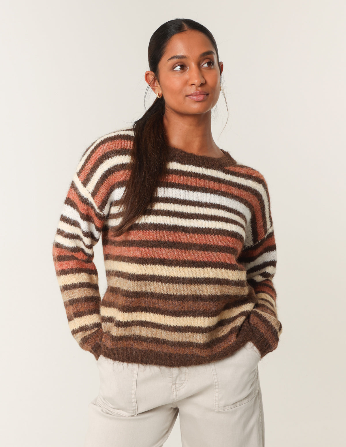 Colourful Jumper With Stripes