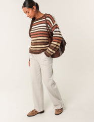 Colourful Jumper With Stripes